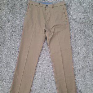 Men's Haggar Straight Fit Premium no iron Khaki 34 X 34
